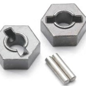Traxxas 4954R Wheel hubs, hex (steel)