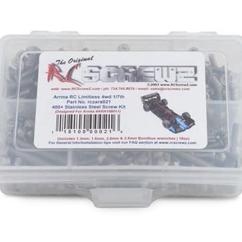 Stainless Steel Screw Kit Arrma Limitless 1/7th