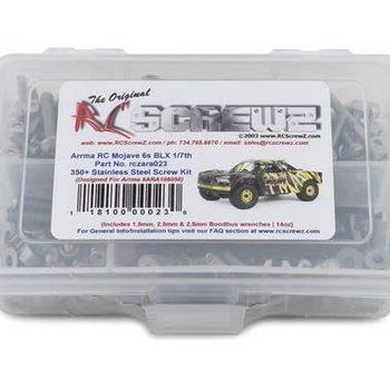 Stainless Steel Screw Kit -ARA Mojave 6s BLX 1/7th