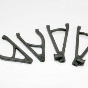 Traxxas Suspension arm set, rear, extended wheelbase (lengthens wheelbase 10mm) (includes upper right & left and lower right & left arms)