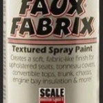 SCALE MOTORSPORT Red Faux Fabrix Textured Spray Paint - 5 Oz can of Acrylic spray paint.