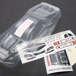 Traxxas Body, 1/16 E-Revo (clear, requires painting)/ grille and lights decal sheet