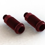 arrma AR330478 Shock Body 16x54mm Aluminum Red 6S (2)