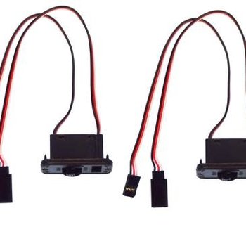 APEX Apex RC Products Futaba Style HD On/Off Switch W/ Charge Port - #1057