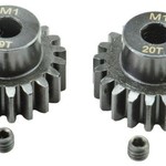 APEX Apex RC Products 19 & 20T Mod 1 M1 5mm 1/8 Scale Pinion Gear Set