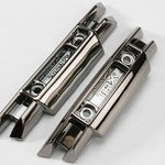 Traxxas Bumpers, front and rear (black chrome)