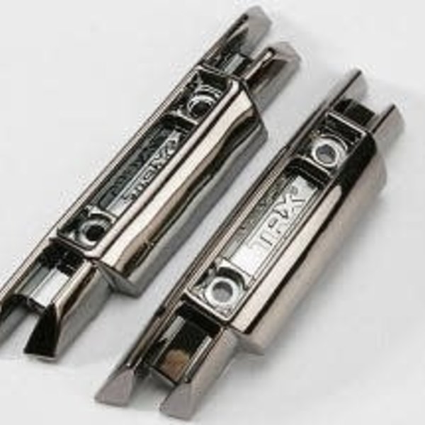 Traxxas Bumpers, front and rear (black chrome)