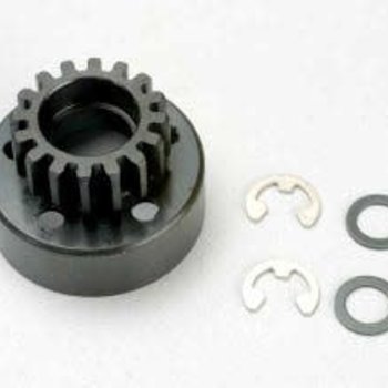Traxxas 5216 Clutch Bell 16T/Fiber Washer/E-Clip Revo (2)