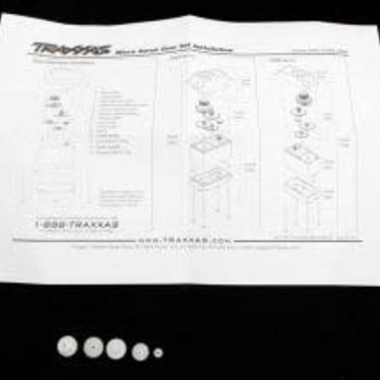 Traxxas GEAR SET SERVO SUB MICRO 2065