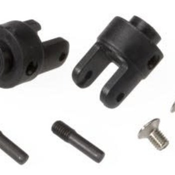 Traxxas 4628R DIFF OUTPUT YOKES BLK(2)