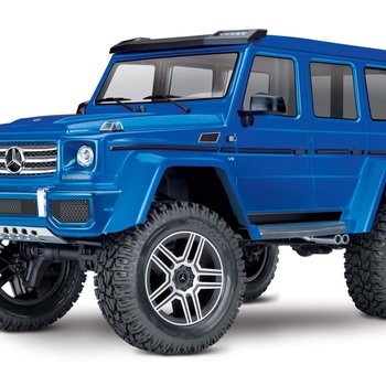 Traxxas TRX-4 Scale and Trail Crawler with Mercedes-Benz G 500 4x4_ Body: 1/10 Scale 4WD Electric Trail Truck. Ready-to-Drive with TQi Traxxas Link Enabled 2.4GHz Radio System, XL-5 HV ESC (fwd/rev), and Titan 550 motor.