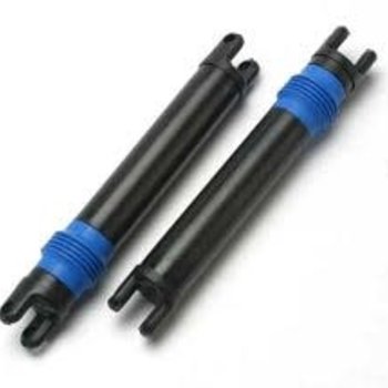 Traxxas Half shaft set, left or right (plastic parts only) (internal splined half shaft/ external splined half shaft/ rubber boot) (assembled with glued boot) (2 assemblies)