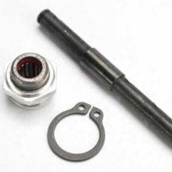 Traxxas PRIMARY SHAFT/1ST SPEED HUB/ONE-WAY BEARING/SNAP R ING