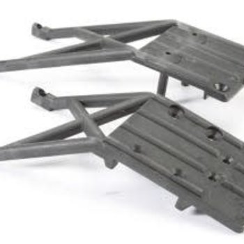 Traxxas FR & R Skidplates, Blk: SLH
