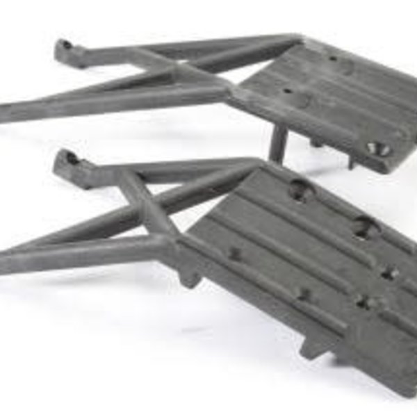 Traxxas FR & R Skidplates, Blk: SLH