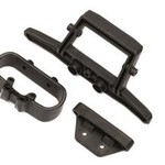 Traxxas Bumper, rear/ bumper mount, rear