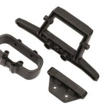 Traxxas Bumper, rear/ bumper mount, rear