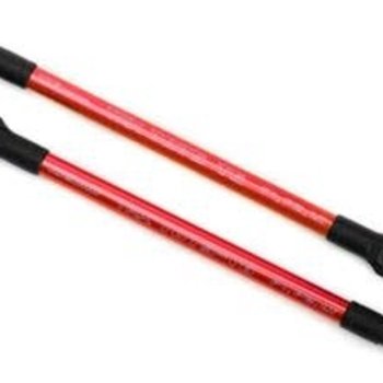Traxxas Push rods, aluminum (red-anodized) (2) (assembled with rod ends)