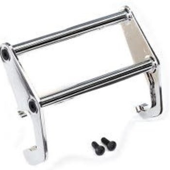 Traxxas Push bar, bumper (chrome) (fits #8069 bumper)