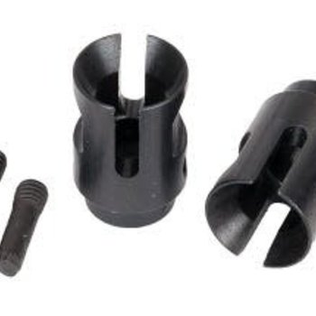 Traxxas Drive cups, inner (2) (steel constant-velocity driveshafts)/ screw pins (2)