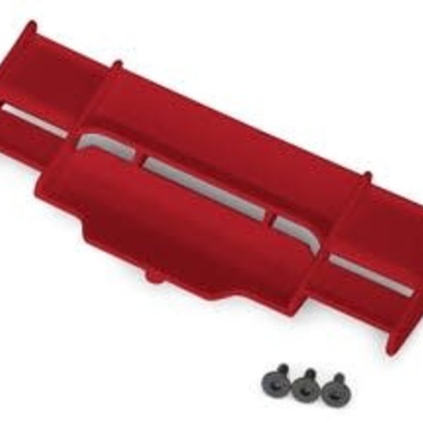Traxxas Wing, Rustler 4X4/ 3x8 FCS (3) (RED)