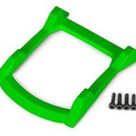 Traxxas 6728G - Skid plate, roof (body) (green)/ 3x12 CS (4)