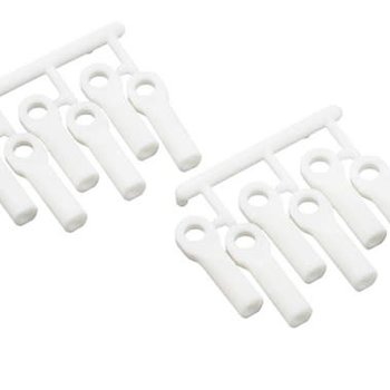 RPM 80511 Rod Ends Long White TRA Nitro Slash
