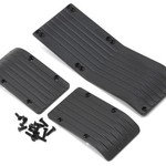 RPM 80772 Skid Plate Set T-Maxx/E-Maxx Black (3)