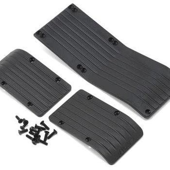 RPM 80772 Skid Plate Set T-Maxx/E-Maxx Black (3)