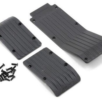 RPM 80112 Skid/Wear Plate Blk 3pc T/EMx
