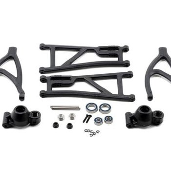 RPM True-Track Rear A-Arm Conversion, Black: Revo