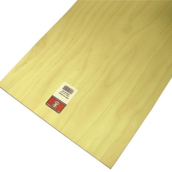 mid-america products Midwest Products 5245 Craft Plywood Sheet, 3/16"H x 12"W x 24"L