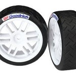 Traxxas TRA7372R Tires/Wheels Assembled/Glued Soft Rally (2)  LAST ONE