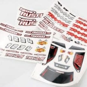 Traxxas Decal sheets, Nitro Rustler