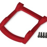 Traxxas Skid plate, roof (body) (red)/ 3x12mm CS (4)