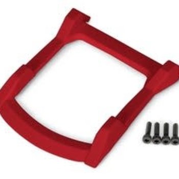 Traxxas Skid plate, roof (body) (red)/ 3x12mm CS (4)