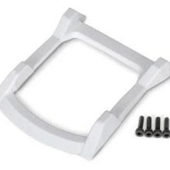 Traxxas Skid plate, roof (body) (white)/ 3x12 CS (4)