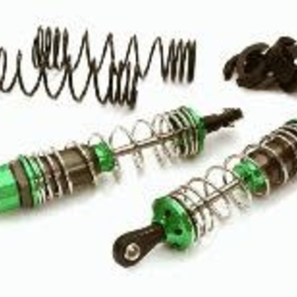 Integy Machined 90mm Front Alloy Shocks for Traxxas 1/10 Stampede, Rustler & Slash