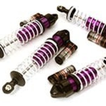 Integy Billet Machined Piggyback Shock Set (4) for Traxxas 1/10 Slash 2WD & Nitro Slash