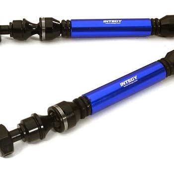 Integy HD Steel Front Universal Drive Shaft (2) for Traxxas 1/10 Slash & Stampede 4X4 C28209BLUE