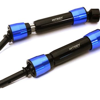Integy Carbon Steel Rear Universal Shaft (2) for Traxxas 1/10 Slash & Stampede 4X4 C28034BLUE