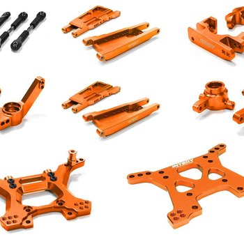 Integy Billet Machined Stage 1 Suspension Kit for Traxxas 1/10 Slash 4X4 LCG