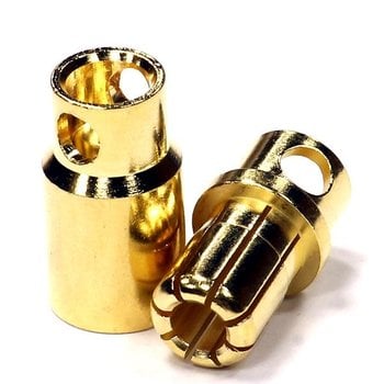 Integy High Current Gold Plated 8mm Bullet Male & Female Connector Set C24671
