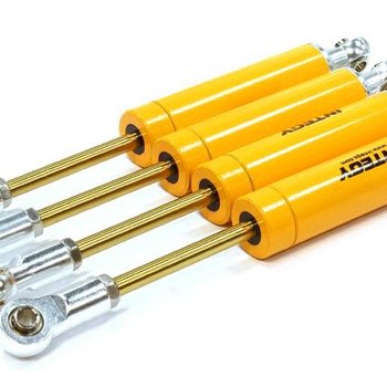 Integy Billet Machined Shock Set (4) for SCX-10 Dingo, Honcho & Jeep (L=105mm) C25708YELLOW
