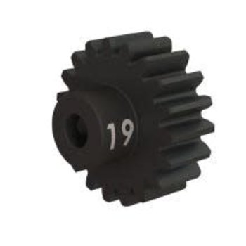 Traxxas Gear, 19-T pinion (32-p), heavy duty (machined, hardened steel)/ set screw