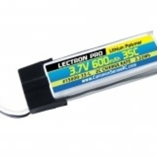 Commonsence RC Lectron Pro 3.7V 600mAh 35C Lipo Battery with JST Connector for the Blade 120 SR and 180 QX