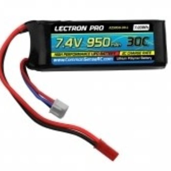 Commonsence RC Lectron Pro 7.4 950mah 30c lipo battery with JST connector