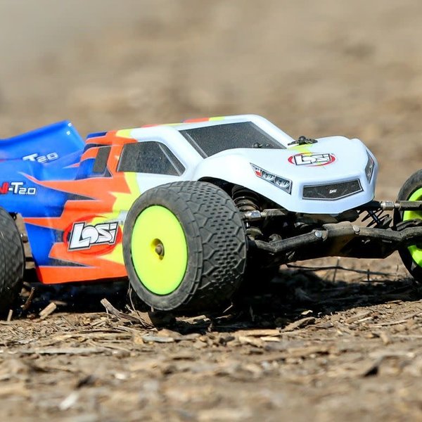 LOSI Mini-T 2.0 RTR, Blue/White: 1/18 2wd