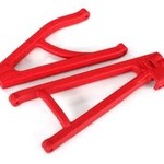 Traxxas Suspension arms, red, rear (left), heavy duty, adjustable wheelbase (upper (1)/ lower (1))