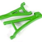 Traxxas Suspension arms, green, front (left), heavy duty (upper (1)/ lower (1))